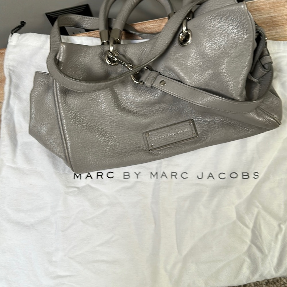 Light gray soft leather - gently used!
